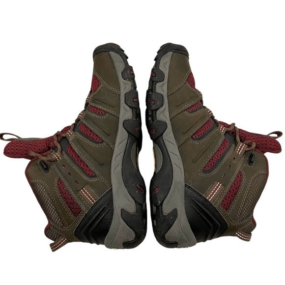 Keen Dry Women’s Size 7 Koven Mid Rise Waterproof Brown Red Hiking Trail Boots - Picture 2 of 11